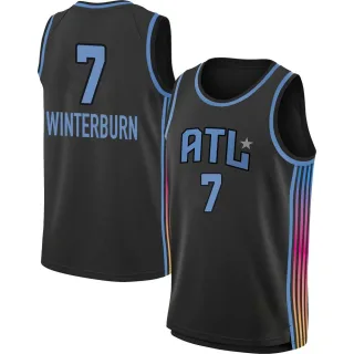 Men's Atlanta Dream Holly Winterburn Rebel Edition Victory Black 2021 Jersey