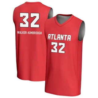 Men's Atlanta Dream Shatori Walker-Kimbrough Replica Red Lightweight Jersey