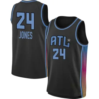 Youth Atlanta Dream Brionna Jones Rebel Edition Victory Black 2021 Jersey